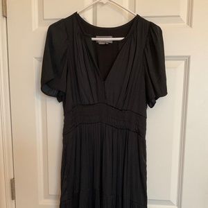 Anthropologie The Somerset maxi dress M petite black